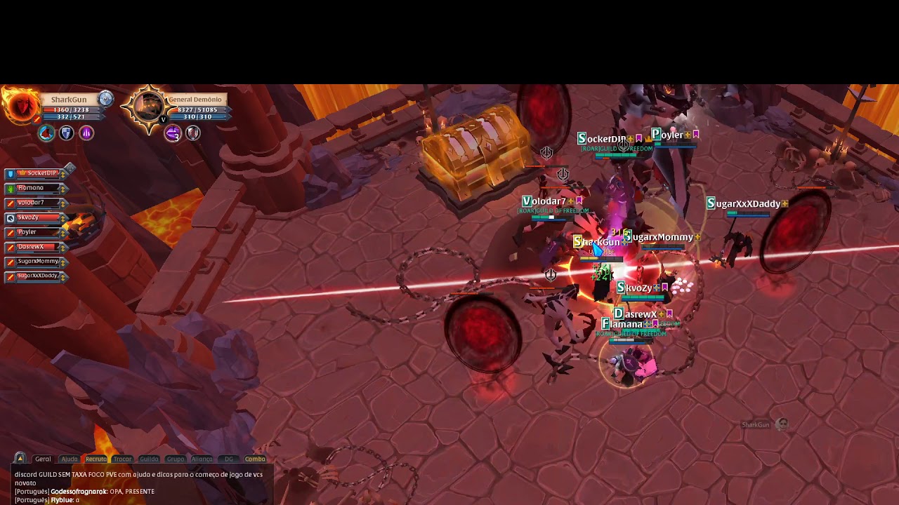 Albion online "Gold Chest" Baú Dourado primeira vez desse Boss YouTube