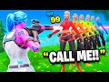 Hacking Fashion Shows With My Phone Number In My Name! (Fortnite)