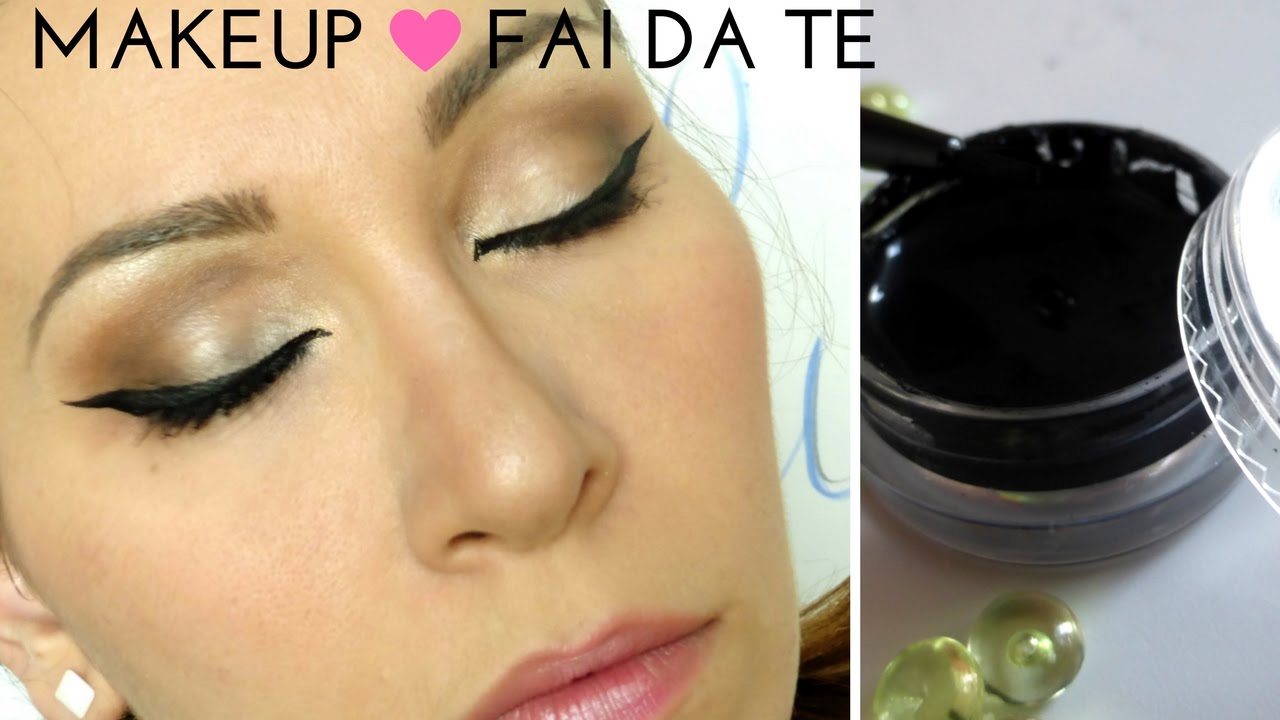 Come fare un Eyeliner nero opaco comodamente a casa.