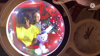 L.E.D Magic Mirror picture clock