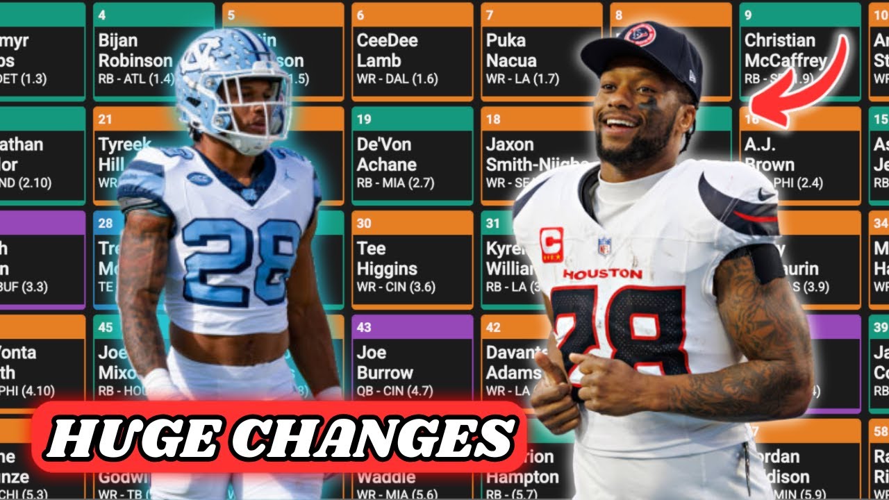 RANKING The BEST RB 2s for 2025 Fantasy Football - YouTube