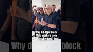 Why did Apple block Meta workers from buying food?