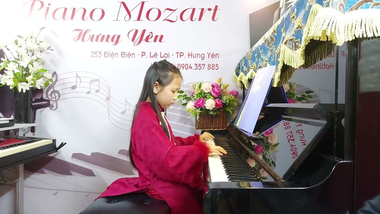 Bạn Bảo An với tác phẩm Fru Elise-Beethoven 