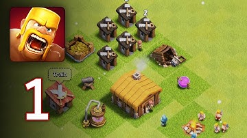 Clash of Clans - Gameplay Walkthrough Part 1 [ iOS, Android ]