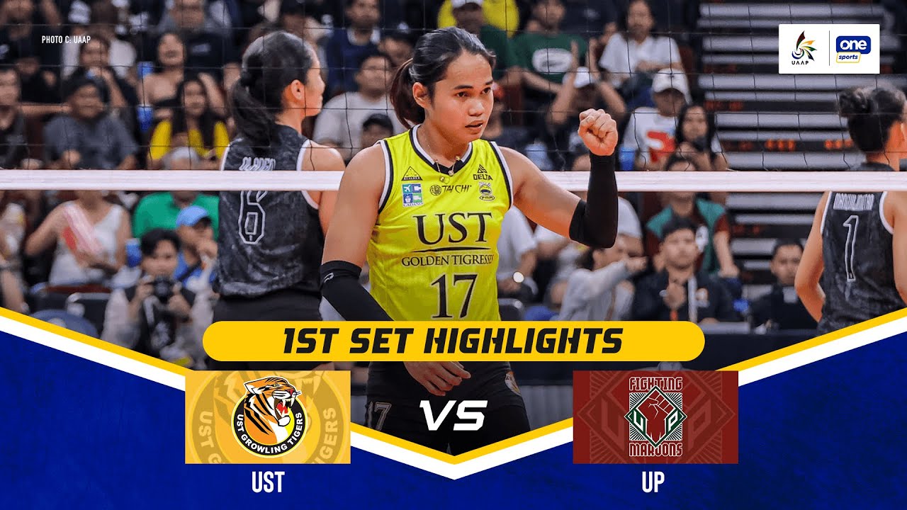 UST vs UP | SET 1 GAME HIGHLIGHTS | UAAP SEASON 87 WOMEN’S VOLLEYBALL ...