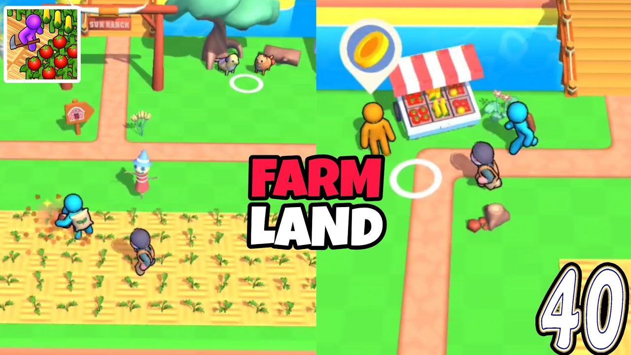 Cool Farming Simulator Game Farm Land Farming Life Game EP40🍅🥚🌽🔥 YouTube
