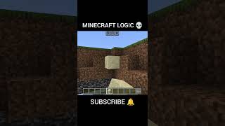 MINECRAFT LOGIC 😂🧠 #minecraft #creative #gaming #logic #testing #shorts #shortsfeed #funny #trending
