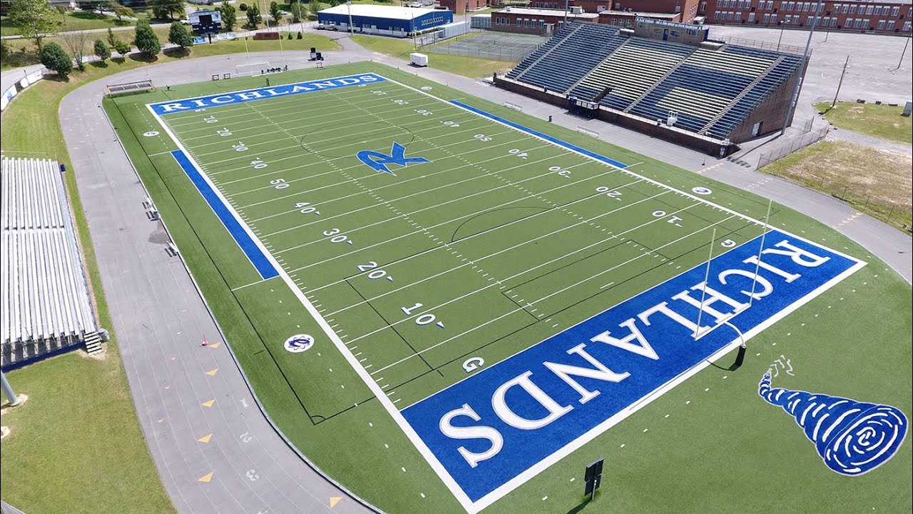 Richlands High School Football Field Drone Video YouTube