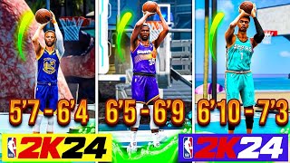 BEST JUMPSHOT FOR EVERY BUILD (2K24 CURRENT/NEXT GEN)