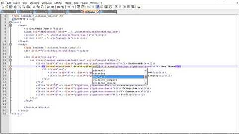 How to Creating Collapsible Menu on PHP and Bootstrap Part 105