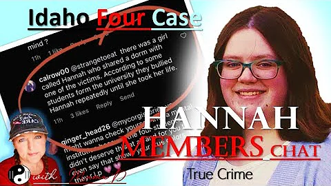 LIVE MEM CHAT #idahofour "WHO WAS HANNAH Cleere? I...
