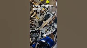 Range Rover engine timing checking.             #youtubeshorts #mechanic #shortvideo #car