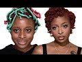 How to curl Short locs with flexi rods