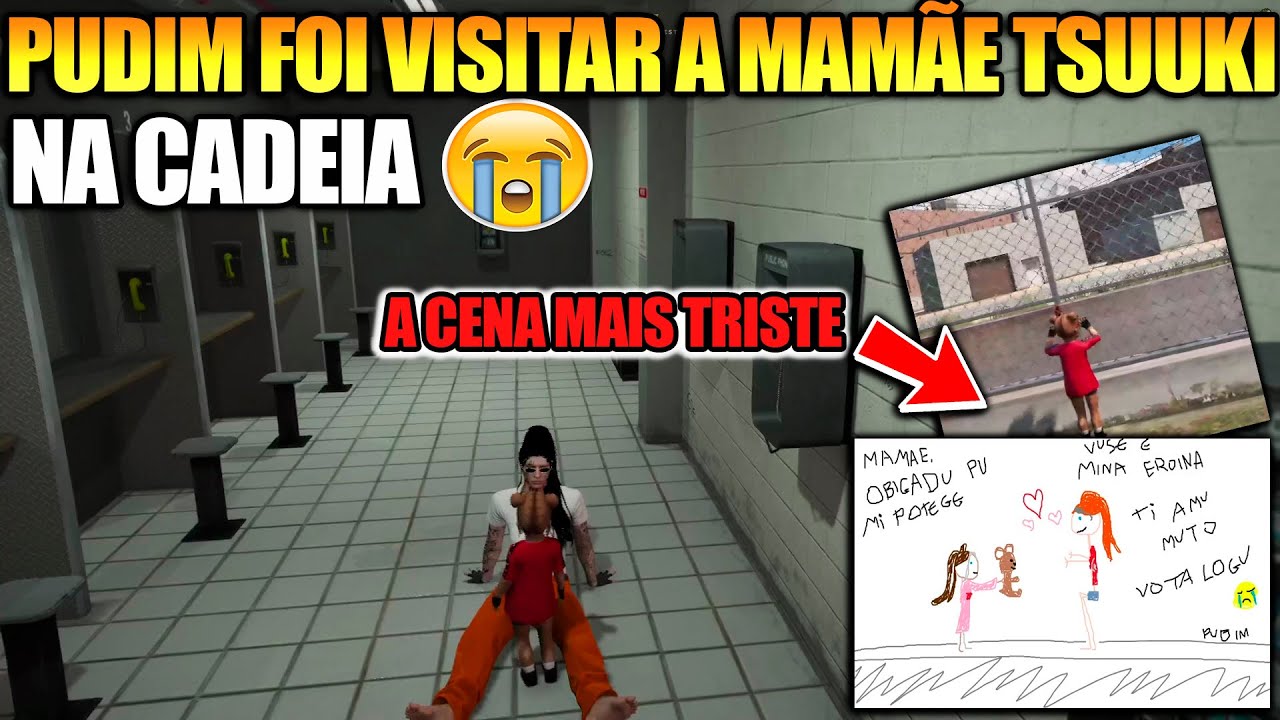 PUDIM FOI VISITAR A MAMÃE TSUUKI NA CAD3IA 😭😭😭 **A CENA MAIS TRISTE **