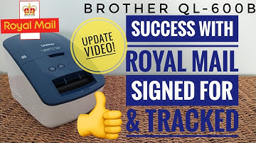 How to Use the Brother QL-600 Thermal Printer for Royal Mail Tracked QR Code/Barcode Postage Labels