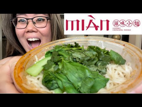 Mian Noodle Mukbang Food Review ASMR No talking | EAT Jen