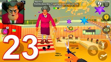 Scary Teacher 3D - (Poki) - Gameplay Walkthrough Part 23 - All New Levels (iOS, Android