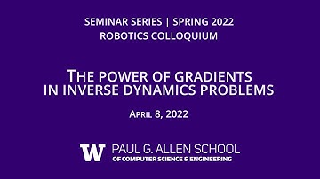 The Power of Gradients in Inverse Dynamics Problems (Tao Du, MIT)