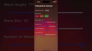 Aurora Background Flutter Package