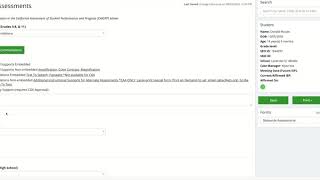 SEIS - Statewide Assessments