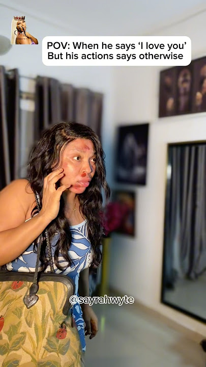 This isn’t love but pain #sayrahwyte #acting