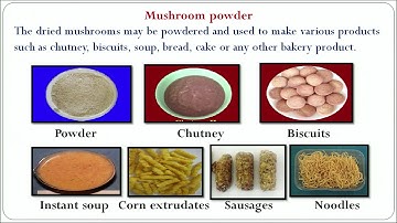 Lesson - 10 : Value Addition of Mushroom