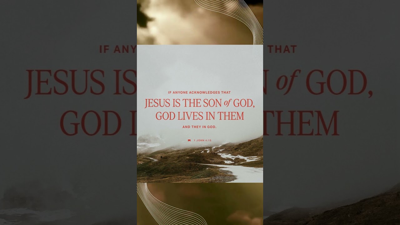 God Abides in You — 1 John 