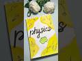 DIY Creative Front Page Idea 💡Physics #art #frontpage #diy