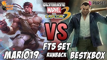 UMVC3 Parsec FT5 Set Runback - Mario19 VS BestXbox