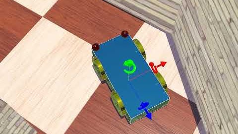simulacion webots: robot con sensores