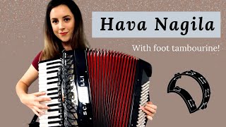 Video thumbnail of "[Accordion and Percussion] Hava Nagila - a Yiddish folk song"