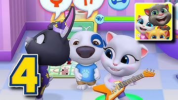 My Talking Tom and Friends Gameplay Walkthrough Part 4 (Android, iOS) || Talking Tom And friends