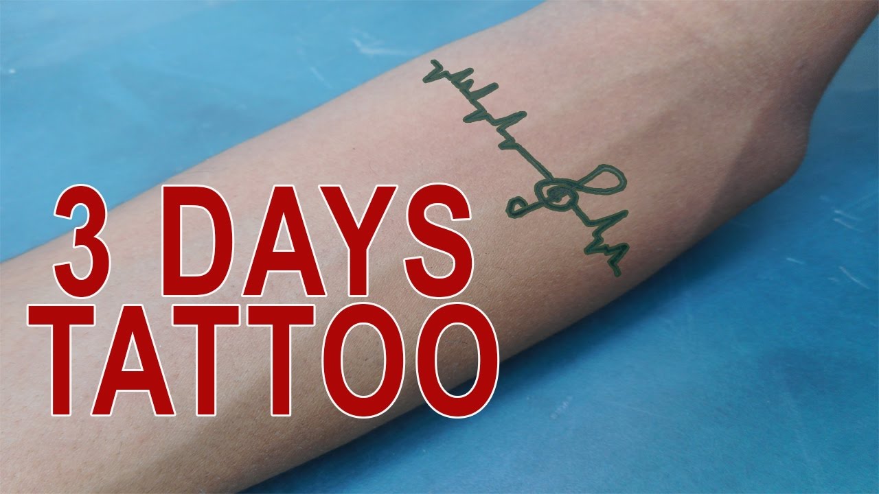 How to make tattoo At Home For 3 Days | Amazing temporary tatto making