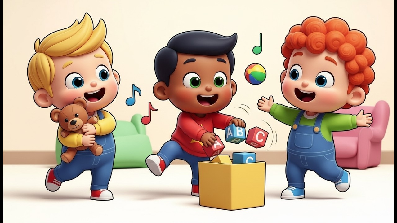 🧸 The Putting-Away-Toys Tango | Fun Cleanup Song for Kids 🎶🕺