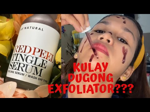 Quick Review Red Peel Tingle Serum | Chemical Exfoliator | Kulay dugong exfoliator |Earl Linda vlogs
