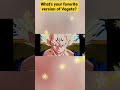 Vegetas different forms #shorts #viral #dragonball