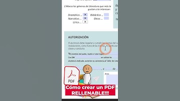 📂 Cómo CREAR un PDF RELLENABLE✔️ Cómo convertir un PDF en FORMULARIO EDITABLE #short