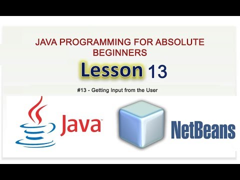 Java for the Absolute Beginner   #13   Getting Input from the User