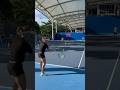 Lyuda samsonova practice in wtaelitetrophy lyudasamsonova samsonova tennis wta tennispractice