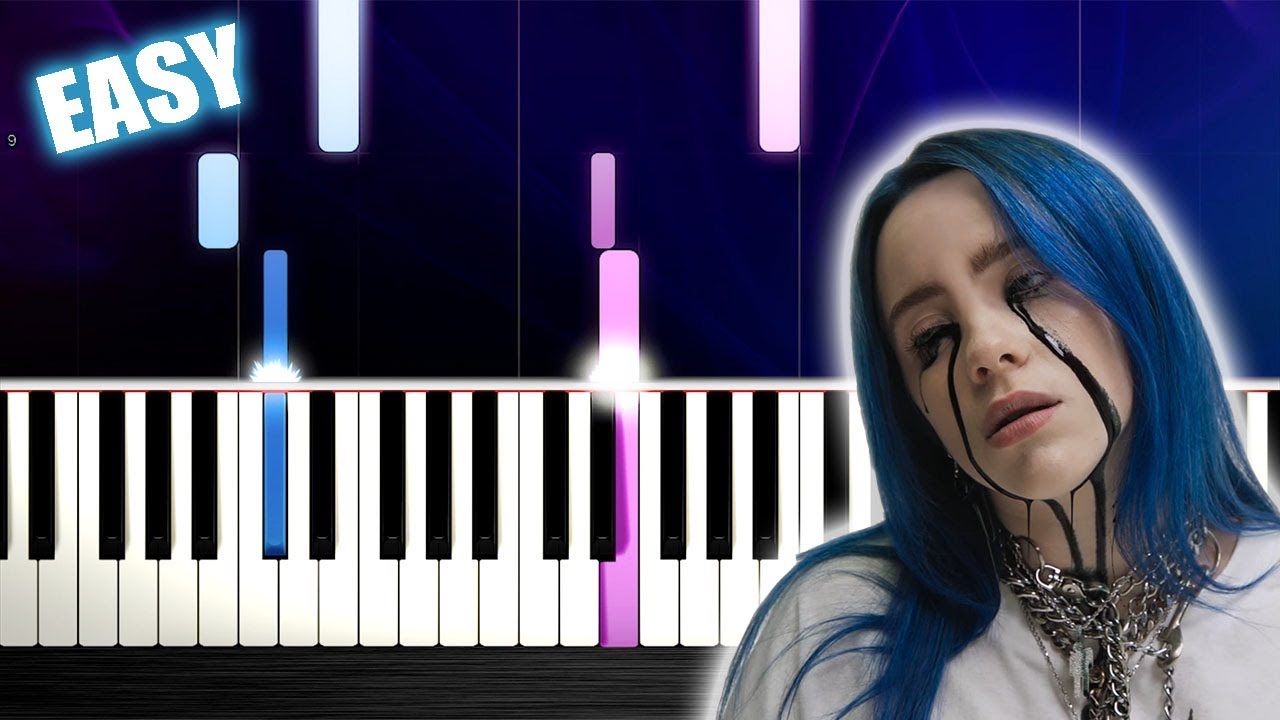 Billie Eilish - when the party's over - EASY Piano ...