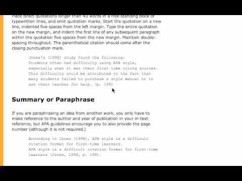KIN 339 APA Style Part 3