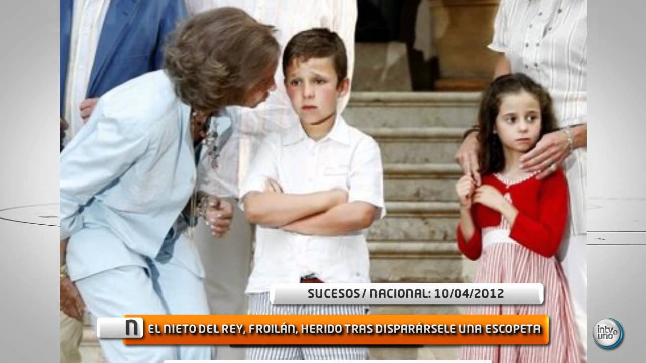 FROILAN, NIETO MENOR DEL REY, HERIDO TRAS DISPARARSE CON UNA ESCOPETA