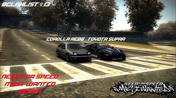 NFS Most Wanted Redux | Corolla ae86 Takumi VS Toyota Supra  | Blacklist (#13 Vic - Toyota Supra.)