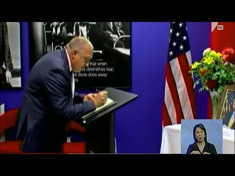 სამძიმრის წიგნი აშშ-ის საელჩოში