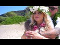 Hawaiian beach wedding with Aloha Island Weddings