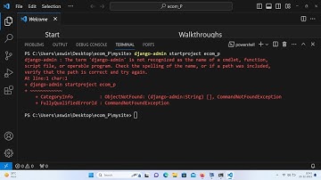 django-admin : The term 