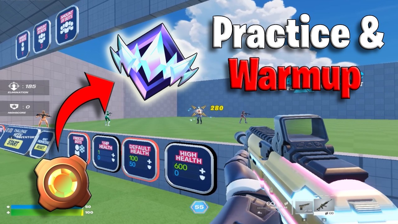 Fortnite Practice Routine How to get good at Fortnite Ballistic! - My practice routine & warmup ...