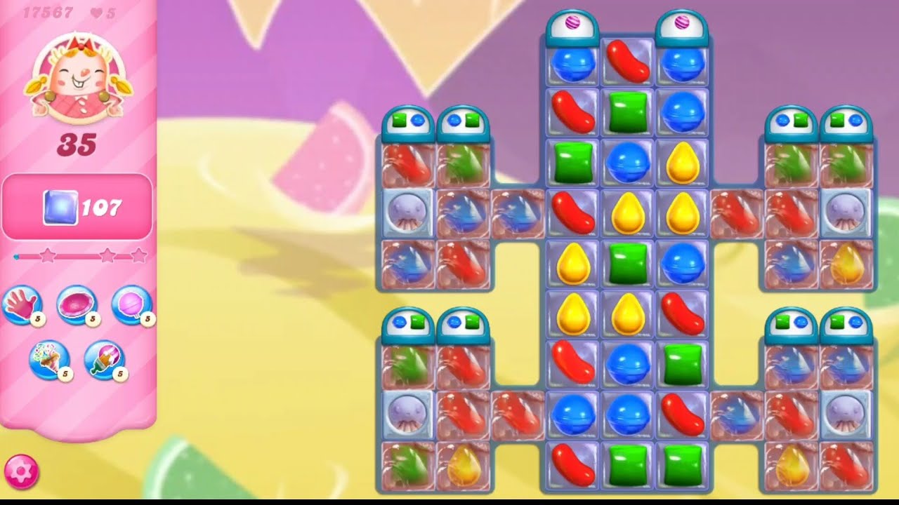 Candy crush saga level 17567 - YouTube