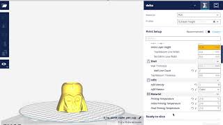 How to import into Cura Settings from a sliced code file