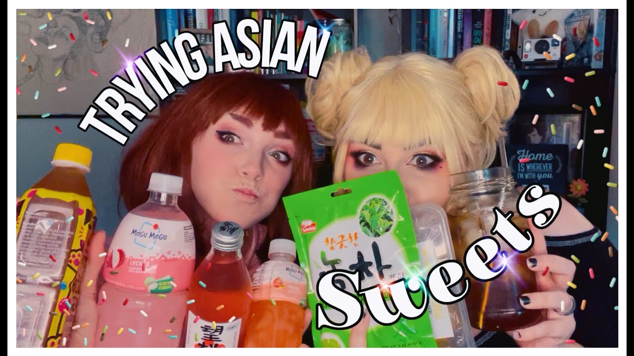 ВПЕРВЫЕ ПРОБУЮ АЗИАТСКИЕ СЛАДОСТИ || Uraraka x Toga (BNHA)